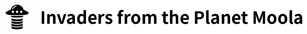 Invaders from the Planet Moola logo